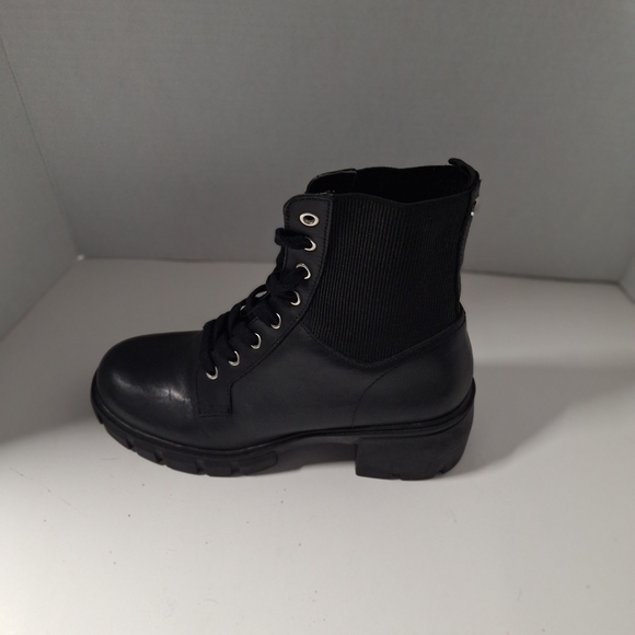Steve Madden Black goth  Lace-Up Boots - Picture 6 of 8